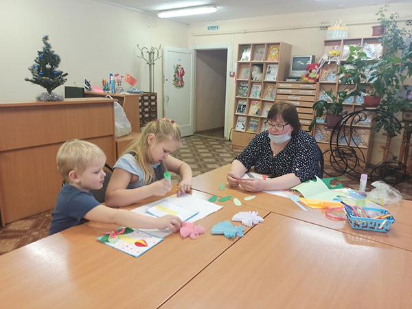 Дети на занятиях