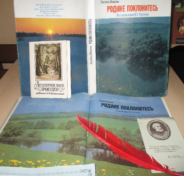  выставка одной книги Л.Н. Ивановой «Родине поклонитесь»